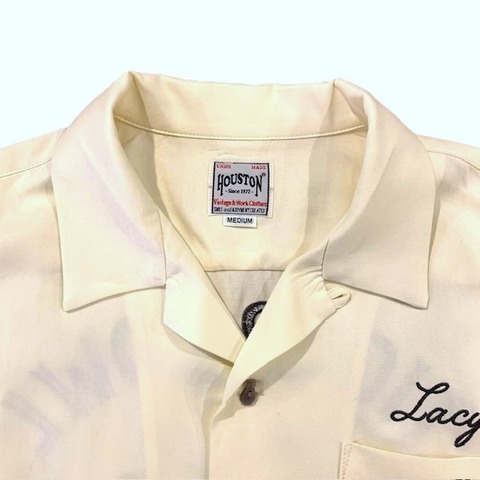 【HOUSTON】BOWLING SHIRT (TIGER BOWL)