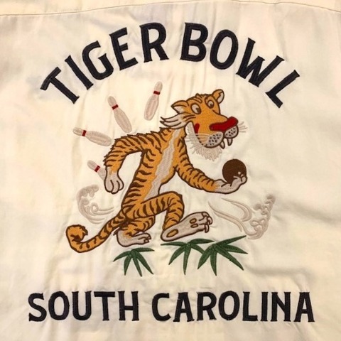 【HOUSTON】BOWLING SHIRT (TIGER BOWL)