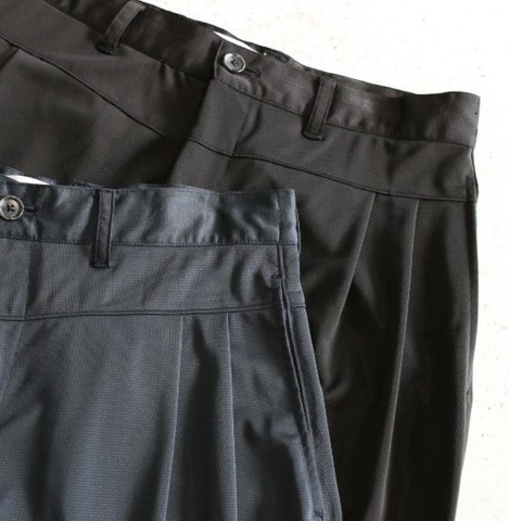 【LiSS】MESH TUCK CROPPED PANTS