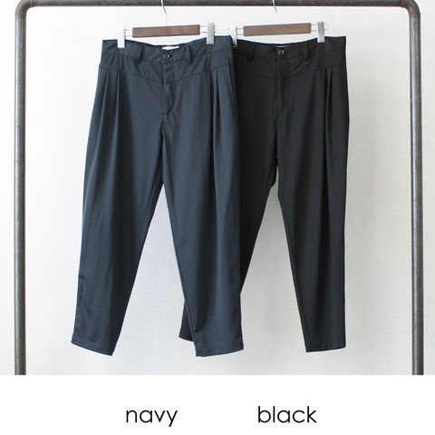 【LiSS】MESH TUCK CROPPED PANTS