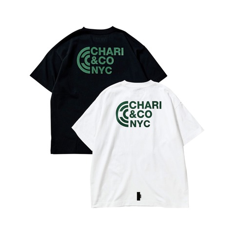 【CHARI＆CO】PHYSICAL LOGO ON BACK TEE