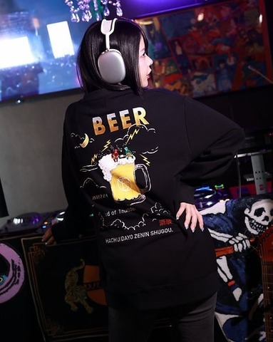 【YOIDORE】雷様 クルーネックスウェット