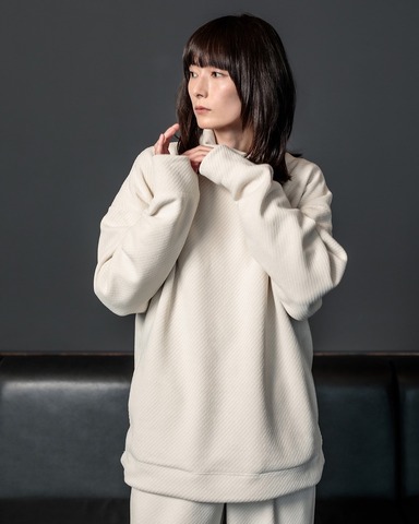 【CURLY＆Co.】MOLLE YARN TWILL KNIT P/O