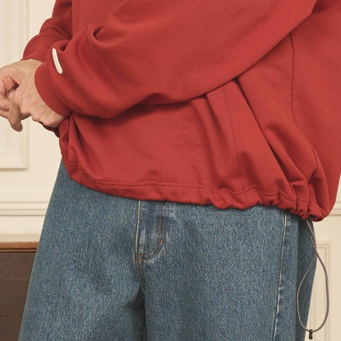 【Kelen】SWITCH STITCH PILE SWEAT / WALT