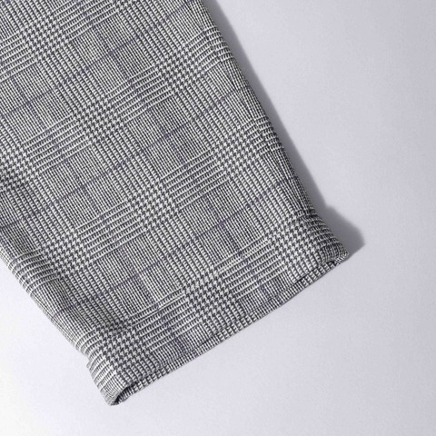 【Kelen】TRAD CHECK TUCK TROUSERS / DUCCIO