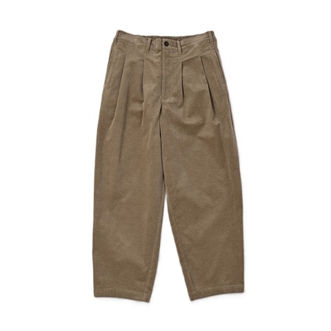 【Kelen】2TUCK COCOON CORD TROUSER / SEURAT