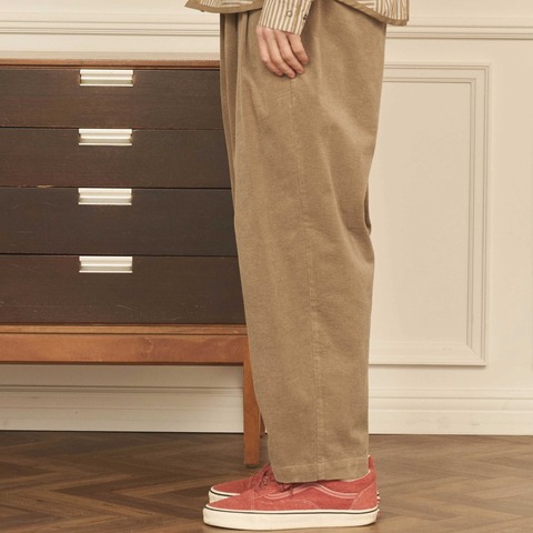 【Kelen】2TUCK COCOON CORD TROUSER / SEURAT