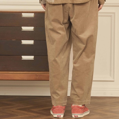 【Kelen】2TUCK COCOON CORD TROUSER / SEURAT