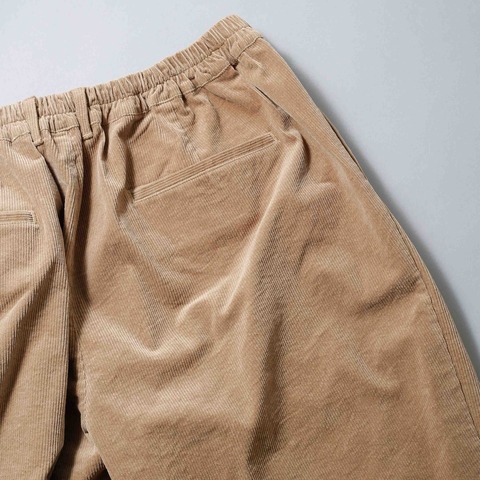 【Kelen】2TUCK COCOON CORD TROUSER / SEURAT