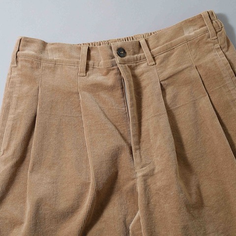 【Kelen】2TUCK COCOON CORD TROUSER / SEURAT