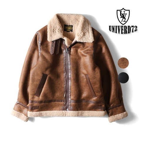 【UNIVERD72】FAKE MOUTON JACKET type B-3