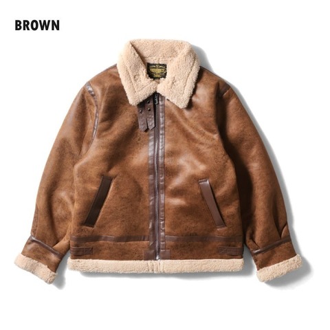 【UNIVERD72】FAKE MOUTON JACKET type B-3