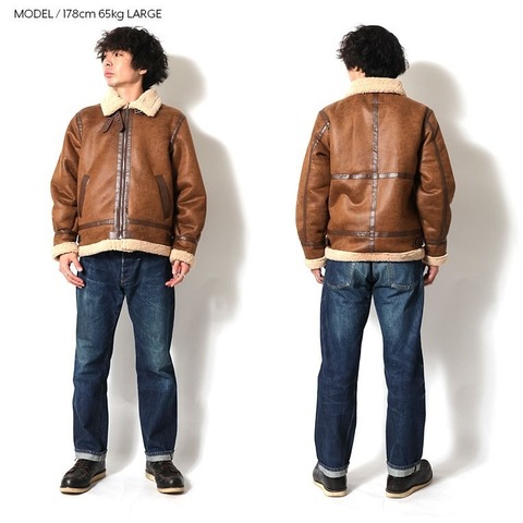 【UNIVERD72】FAKE MOUTON JACKET type B-3