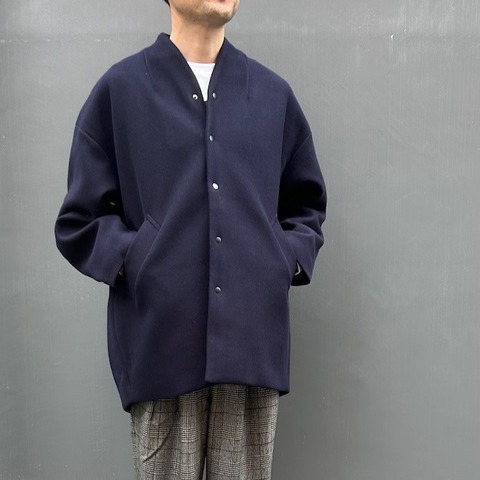 【Kelen】NO COLLAR EGG  JACKET / RIOT