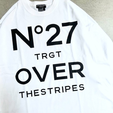 【OVER THE STRIPES×NO TARGET】NO27 WIDE L/S TEE