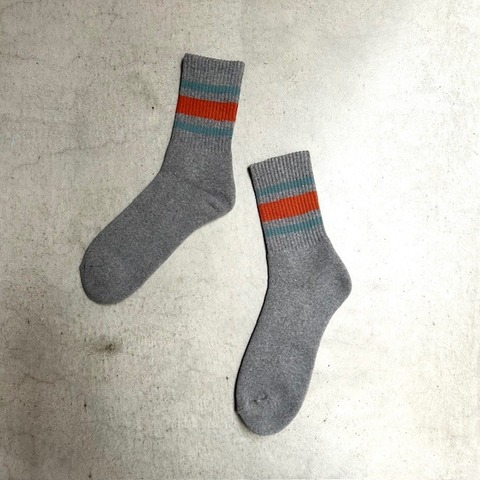【decka×NO TARGET】SHORT SKATER SOCKS