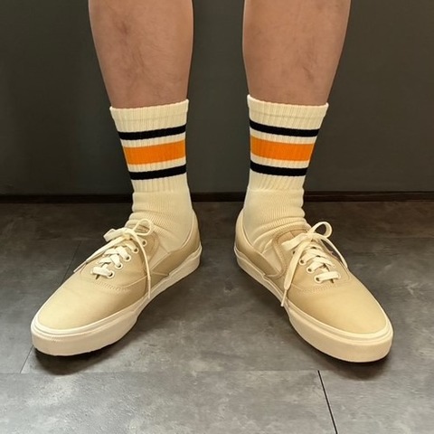 【decka×NO TARGET】SHORT SKATER SOCKS
