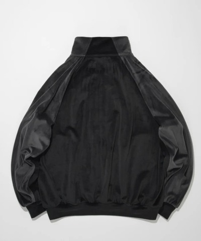 【SUPERTHANKS】Velour Panel Stand-collar Blouson