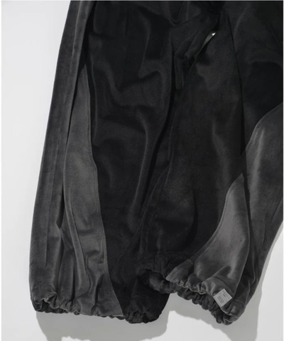 【SUPERTHANKS】Velour Panel Wide Pants