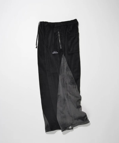 【SUPERTHANKS】Velour Panel Wide Pants