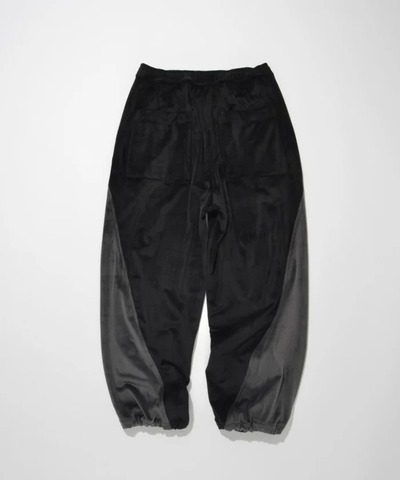 【SUPERTHANKS】Velour Panel Wide Pants
