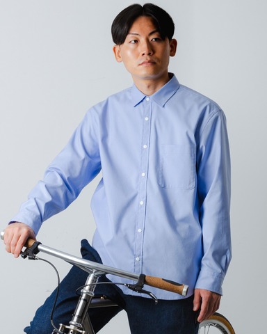 【narifuri】バックポケットオックスフォードシャツ