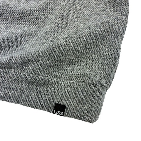 【LiSS】WOOL INLAY CREW NECK SWEAT