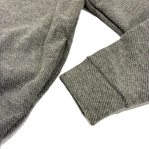 【LiSS】WOOL INLAY CREW NECK SWEAT