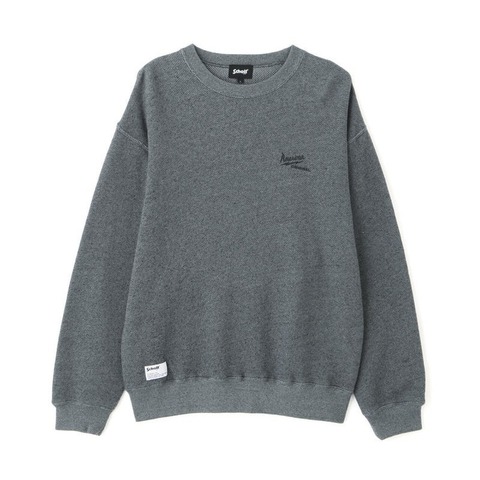 【SCHOTT】SALT AND PEPPER CREW SWEAT AMERICAN ORIGINAL