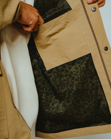 【BIG MIKE】Design Mesh Coach Jacket