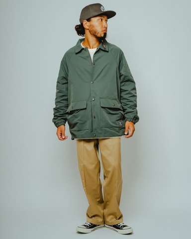 【BIG MIKE】Design Mesh Coach Jacket