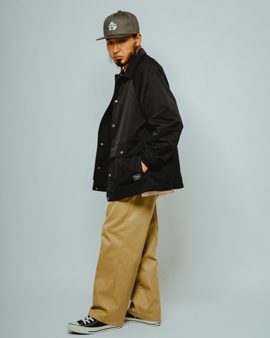 【BIG MIKE】Design Mesh Coach Jacket