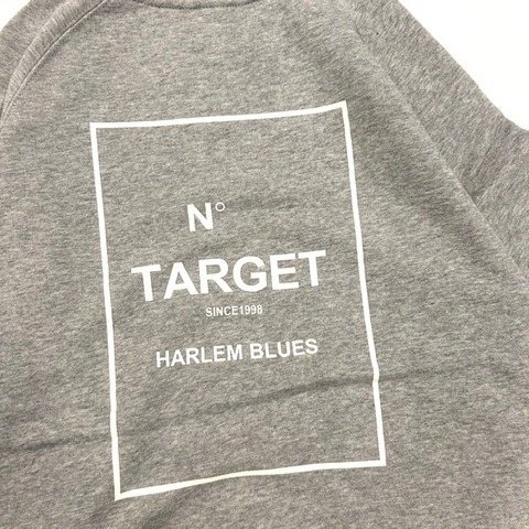 【HARLEM BLUES】No POSTER RAGLAN SWEAT