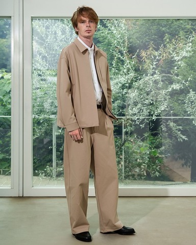 【CURLY＆Co.】KNIT CHINO-CLOTH PANTS(WIDE)