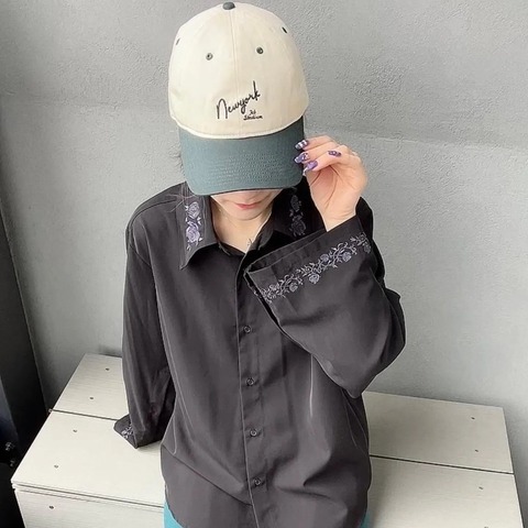 【TCB】Cursive Logo Cap