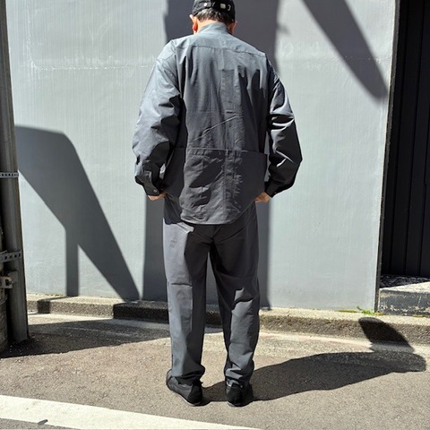 【go slow caravan】ファンクショナルポリエステルアンクルパンツ