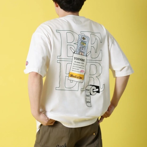 【YOIDORE】ビールドラッグTEE