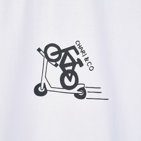 【CHARI＆CO】×KEN KAGAMI SCOOTER BIKE TEE