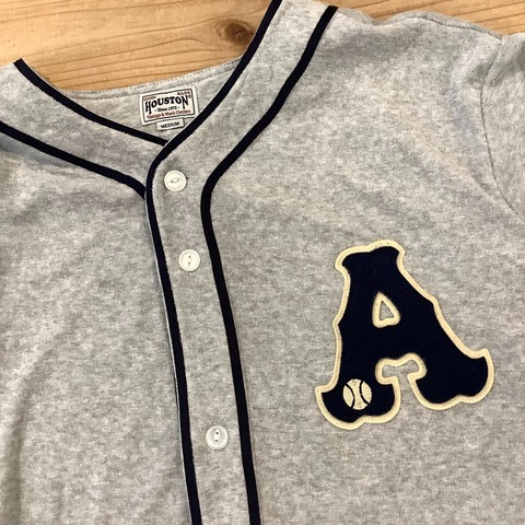 【HOUSTON】PILE BASEBALL SHIRT