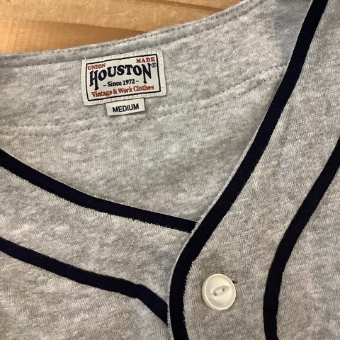 【HOUSTON】PILE BASEBALL SHIRT