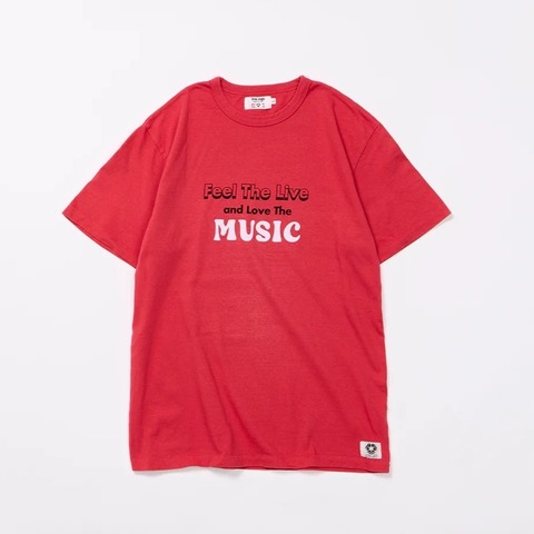 【FREE RAGE】”MUSIC” リサイクルコットンTee