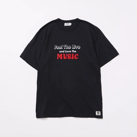 【FREE RAGE】”MUSIC” リサイクルコットンTee