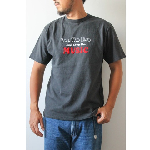 【FREE RAGE】”MUSIC” リサイクルコットンTee