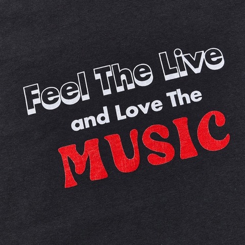 【FREE RAGE】”MUSIC” リサイクルコットンTee
