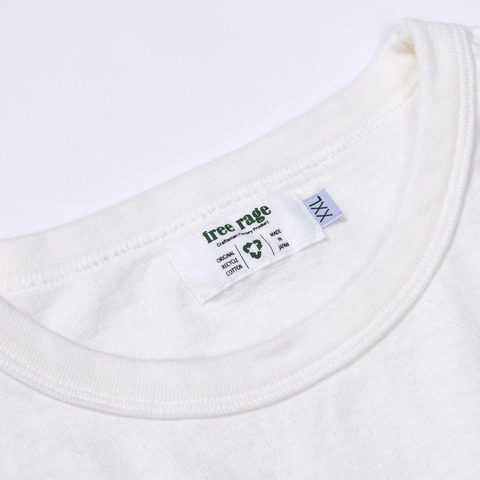 【FREE RAGE】”MUSIC” リサイクルコットンTee