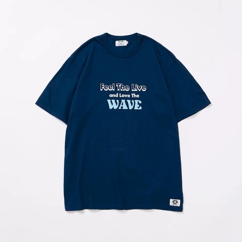 【FREE RAGE】”WAVE” リサイクルコットンTee