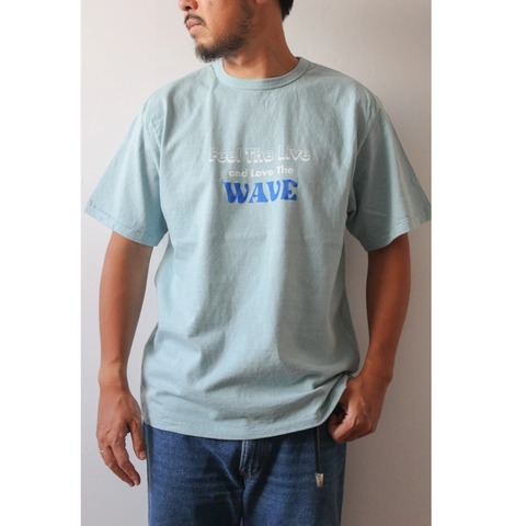 【FREE RAGE】”WAVE” リサイクルコットンTee