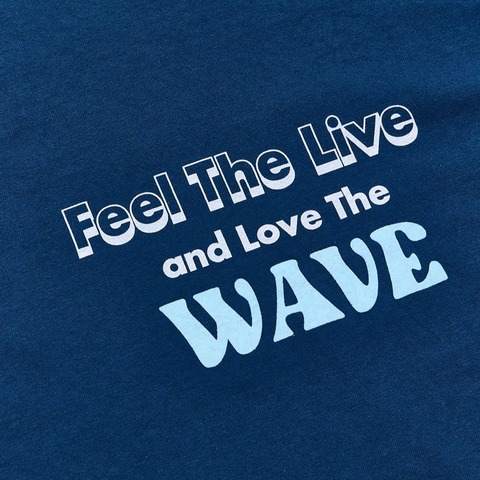 【FREE RAGE】”WAVE” リサイクルコットンTee