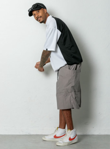 【LiSS】MOCK NECK JERSEY CUTSEW