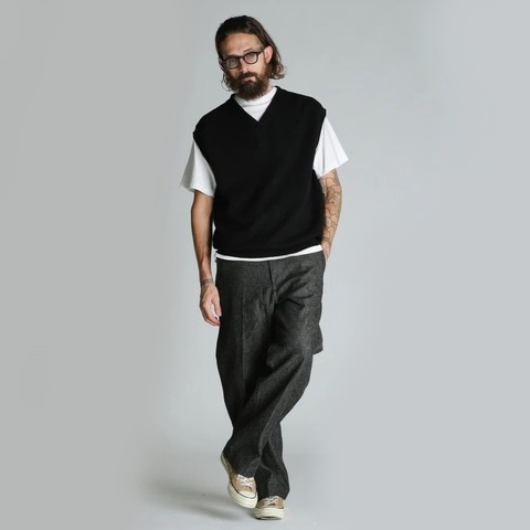 【SCHOTT】BLACK SHEEP KNIT VEST